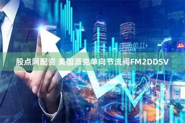 股点网配资 美国派克单向节流阀FM2DDSV